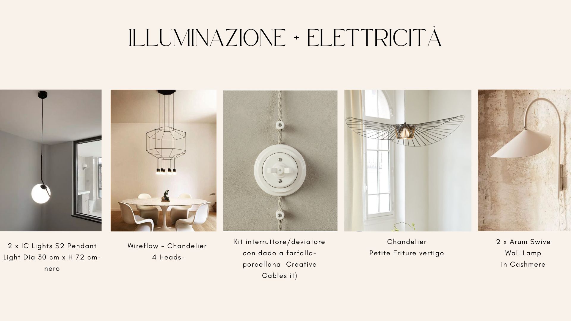 Casa Lecce renovation project - Lighting